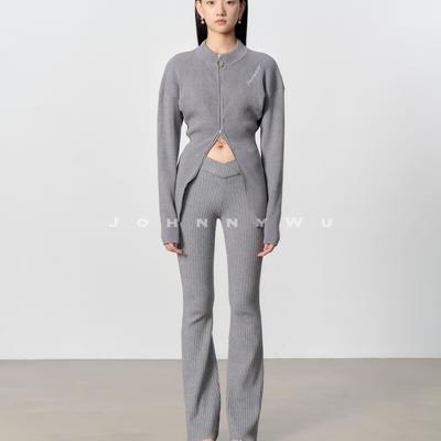 刺绣针织开衫JOHNNYWU