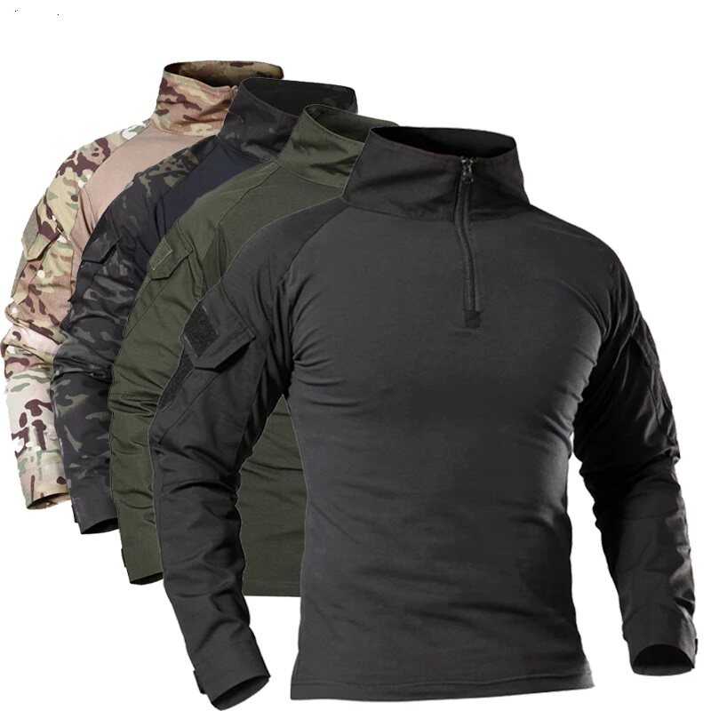 Frog coat camouflage military training long-sleeved T-shirt