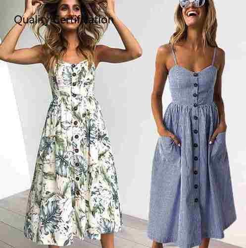 夏季新款女装黑色无袖连衣裙宽松显瘦气质长裙Sexy floral dress