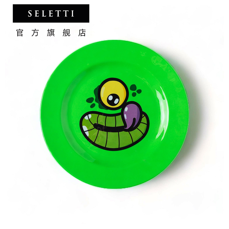 SELETTI防摔艺术家联名怪兽餐盘