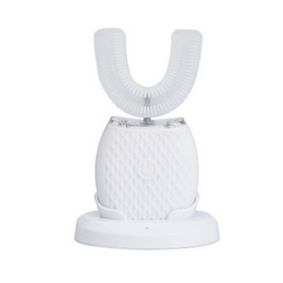 蓝光 U型自动美牙仪智能懒人声波硅胶电动牙刷自动牙齿清洁器包邮