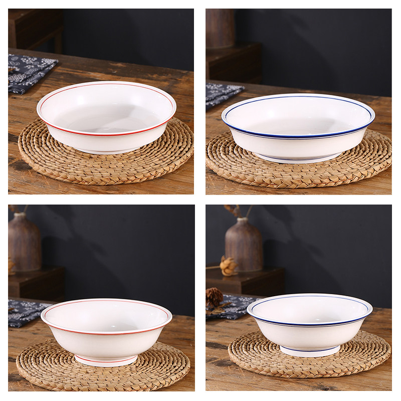 陶瓷湘菜小炒肉碗老式土菜馆餐具高脚牛肉面碗中式凉皮油泼面用碗,餐饮具,碗,淘宝优惠券,粉丝福利购,淘宝优惠卷