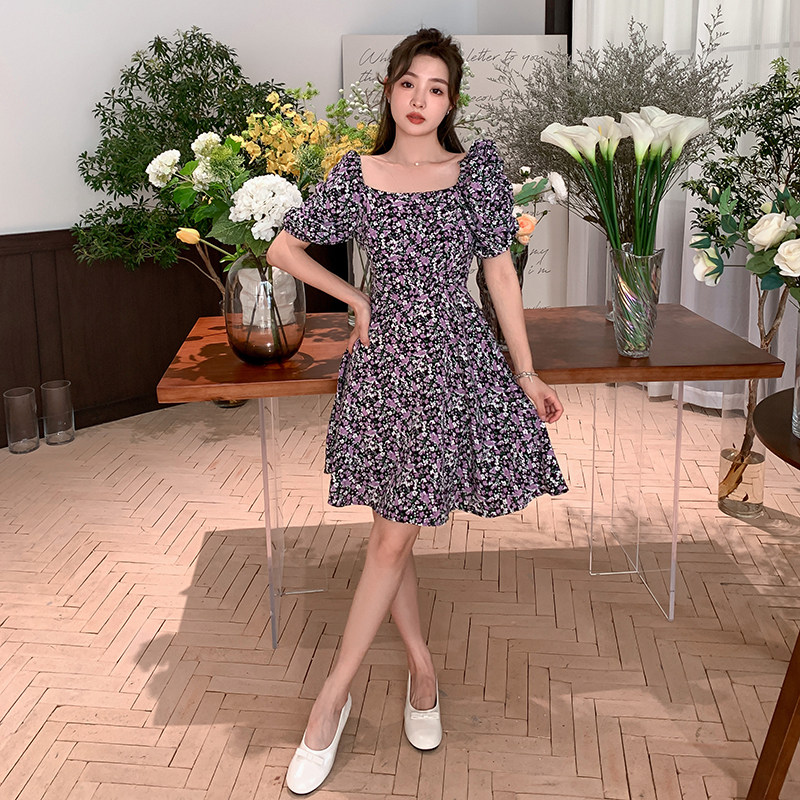 现货 不挑人经典碎花连衣裙女 136-8365-P95K148图片