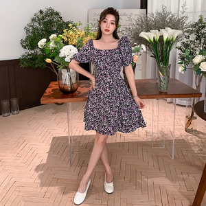 现货 不挑人经典碎花连衣裙女 136-8365-P95K148图片