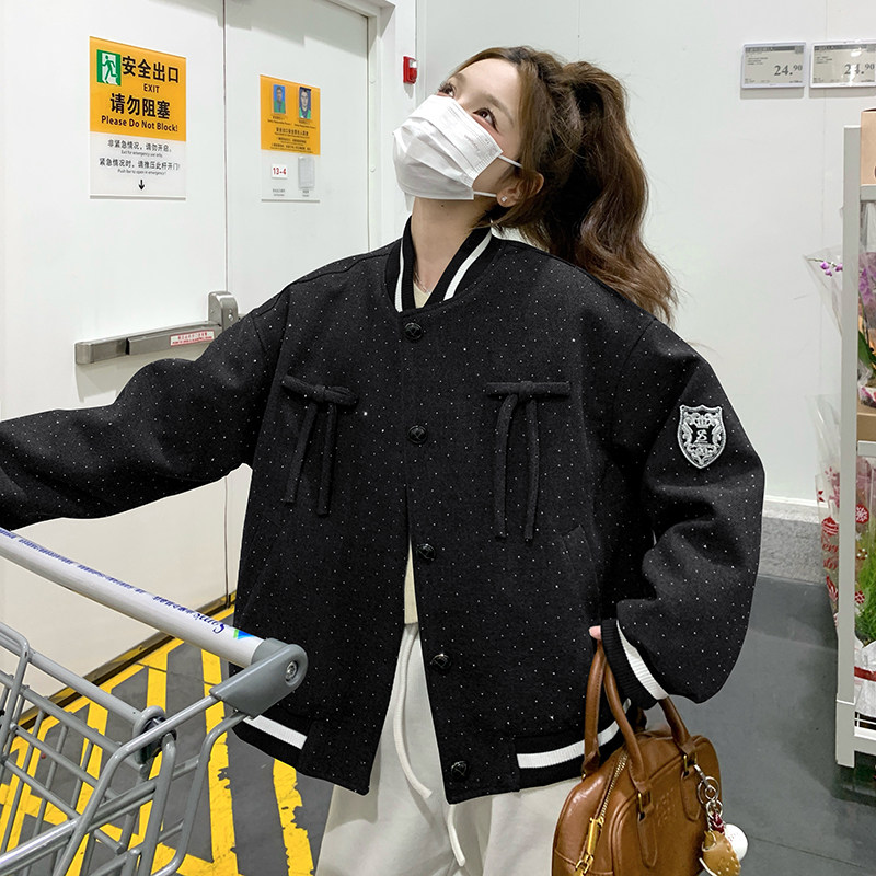 现货136-8582P230K328羽绒里棒球服外套50绒,女装短外套,浙宝136