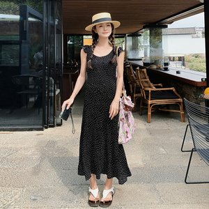 新品 136-8525-P115k168 女士点点连衣裙波点裙图片