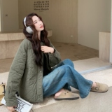 大货已出136-8698P165K238军绿色菱格棉衣，女装棉衣/棉服，浙宝136