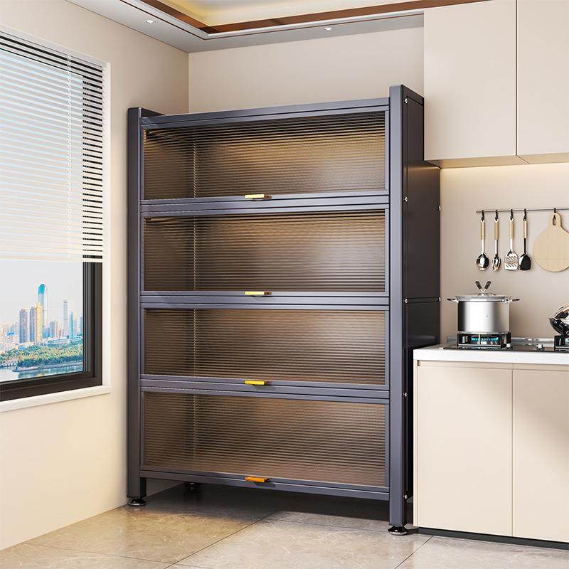 厨房储物柜置物架收纳柜锅具碗收纳微波炉烤箱碳钢家用多功能一体,住宅家具,餐边柜,淘宝优惠券,粉丝福利购,淘宝优惠卷