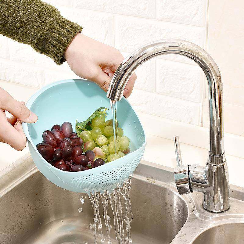 塑料沥水篮淘米器筛子家用水果盘果盆菜篮子加厚洗水果洗菜篮筐子,厨房/烹饪用具,面粉筛,淘宝优惠券,粉丝福利购,淘宝优惠卷