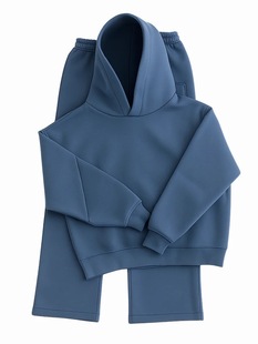 plus Loose size sports sweatshirt 欧美风连帽卫衣套装 suit 卫裤