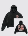 Black Hoodie Washed