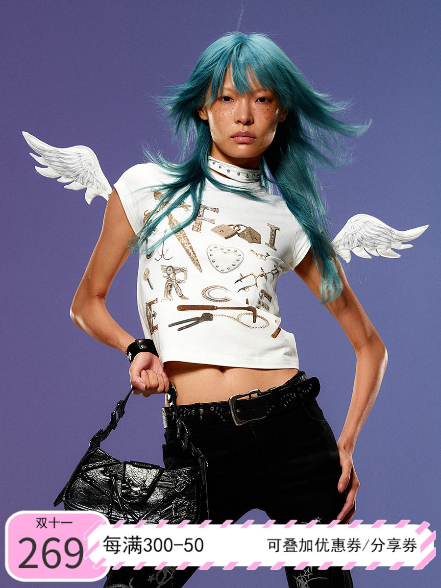 CFIERCE 천사 날개 목걸이