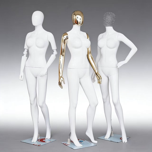 服装店哑白模特道具女装全身展示
