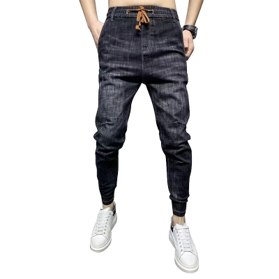 网红精神小伙潮流休闲小脚裤