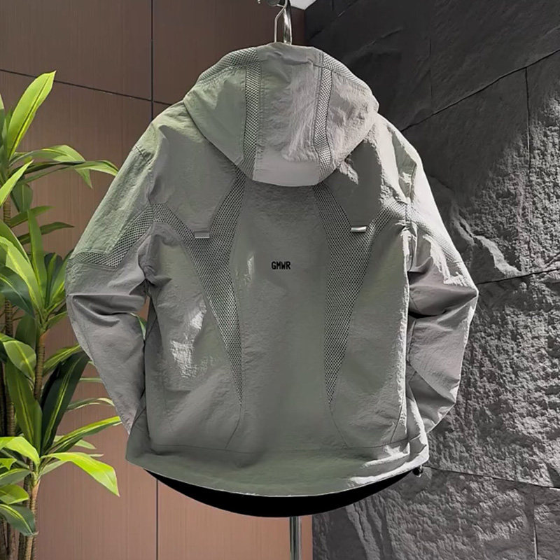 ZPK纯色连帽休闲夹克棉服