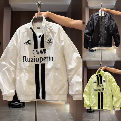 ZPK潮牌立领拉链宽松夹克