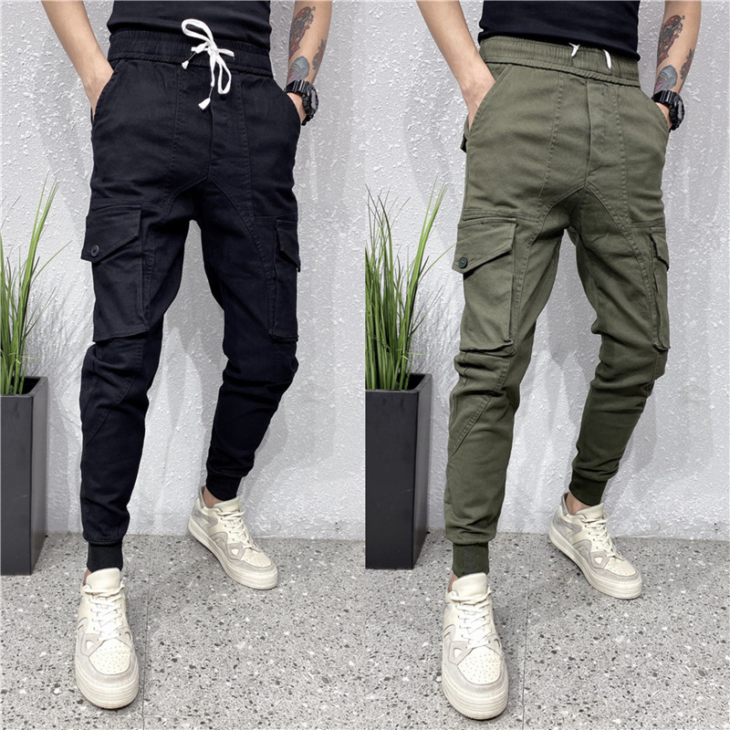 ins休闲长裤网红修身小脚