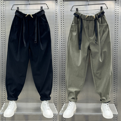 ZPK时尚痞帅宽松休闲老爹裤