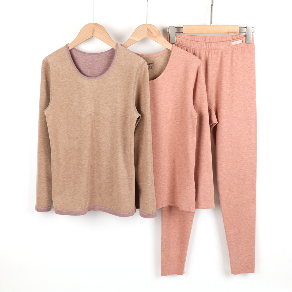 奥笛长袖女士简约骆驼绒