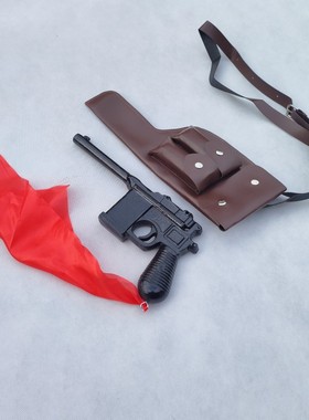 舞台演出木质道具驳壳枪红军八路军成人盒子枪道具手枪表演盒子炮