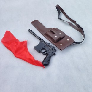 舞台演出木质道具驳壳枪红军八路军成人盒子枪道具手枪表演盒子炮