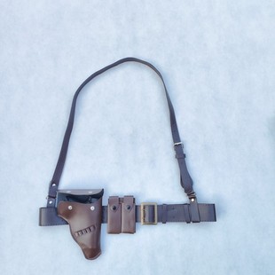 演出道具手枪套武装带斜挎54手枪袋成人64短枪库儿童勃朗宁毛瑟枪