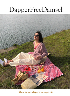 DFD19 法式慵懒风软糯嫩嫩的粉紫色吊带开衫套装女春季