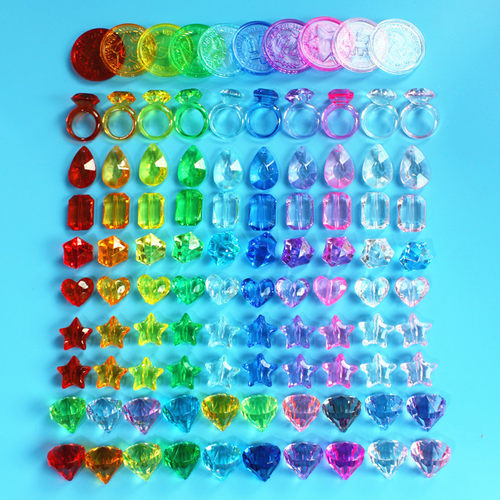 儿童塑料挖宝石头冰块小男奖励