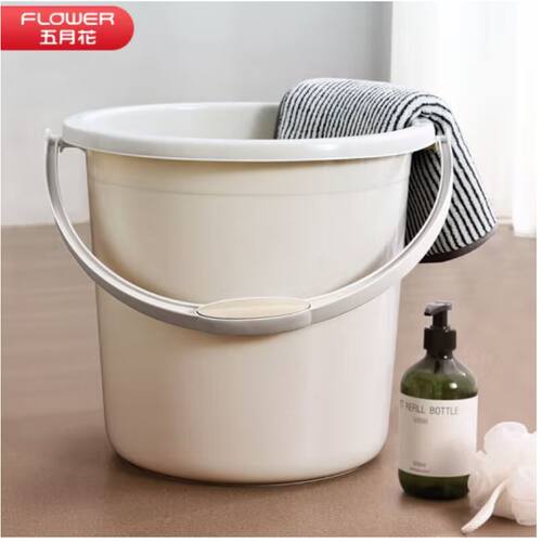 五月花耐用加厚清洁塑料桶16L