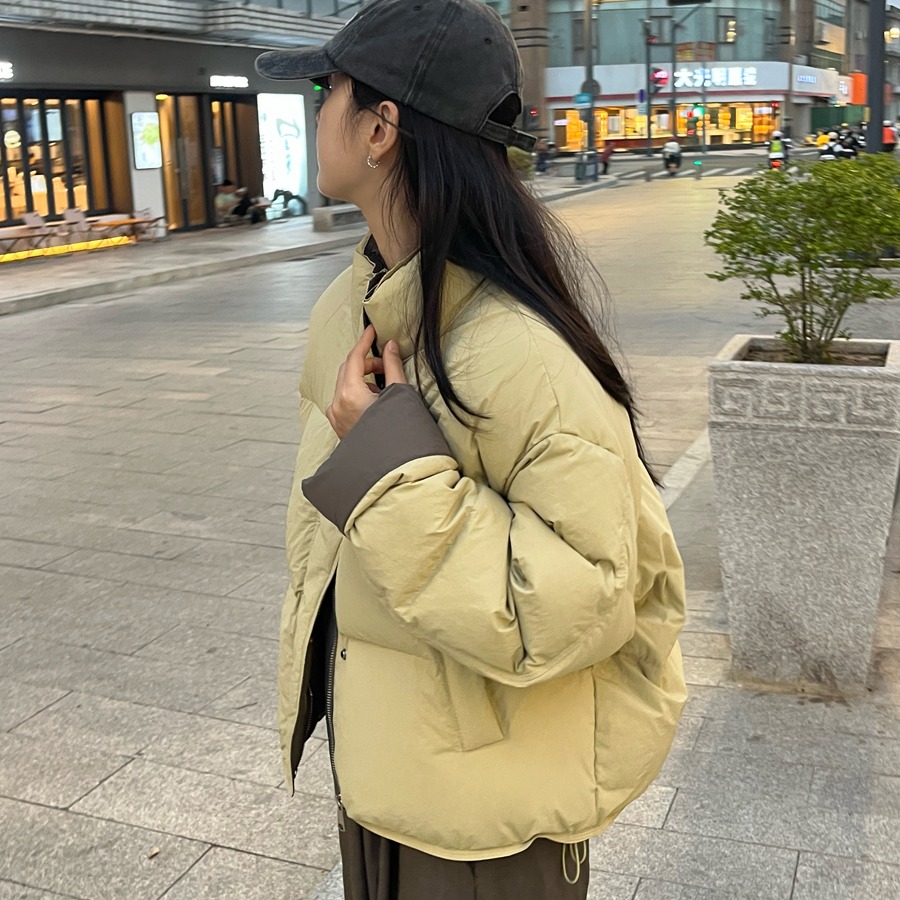 短款羽绒棉服女冬季2025年新款