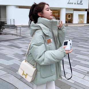 今年流行的羽绒棉服女短款2025年新款冬季外套小个子加厚棉袄棉衣