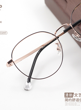 28115韩版超轻文艺复古钛合金全框近视眼镜架 眼镜框 配眼镜 男女