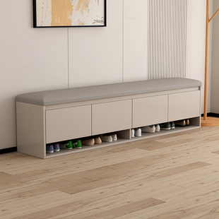 新款加高换鞋凳门口实木鞋柜坐凳一体入户穿鞋凳可坐实木长条凳子