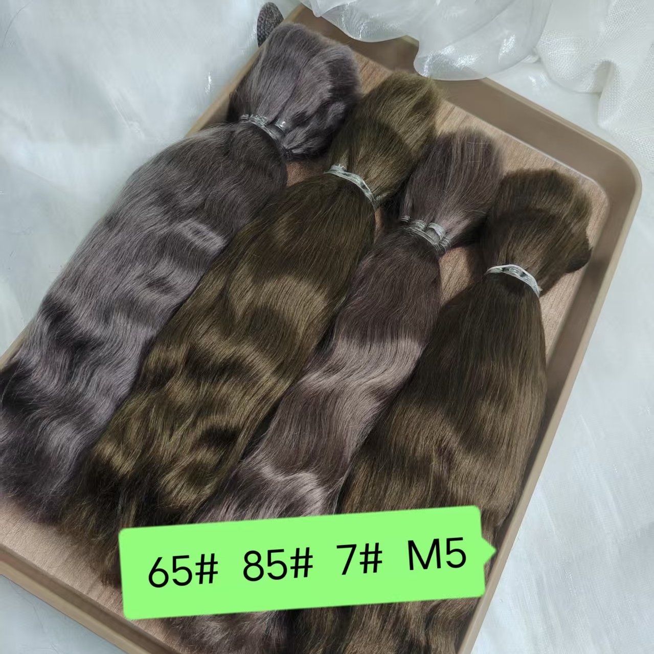 马海毛发排制作bjd娃娃棉花娃娃假发料3分马海毛发OB娃娃BJD娃娃