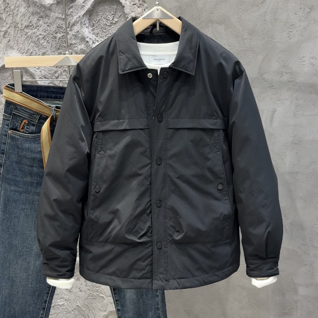 冬季新款男士翻领羽绒服