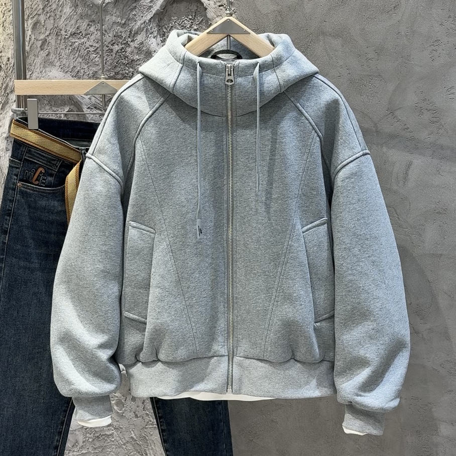 冬季新款连帽卫衣羽绒服