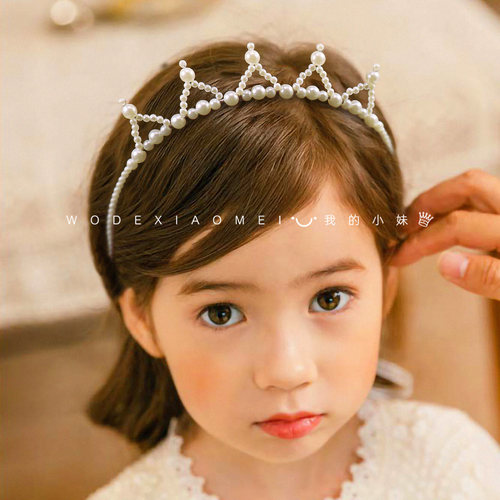 小妹家的手工公主风气质珍珠发箍
