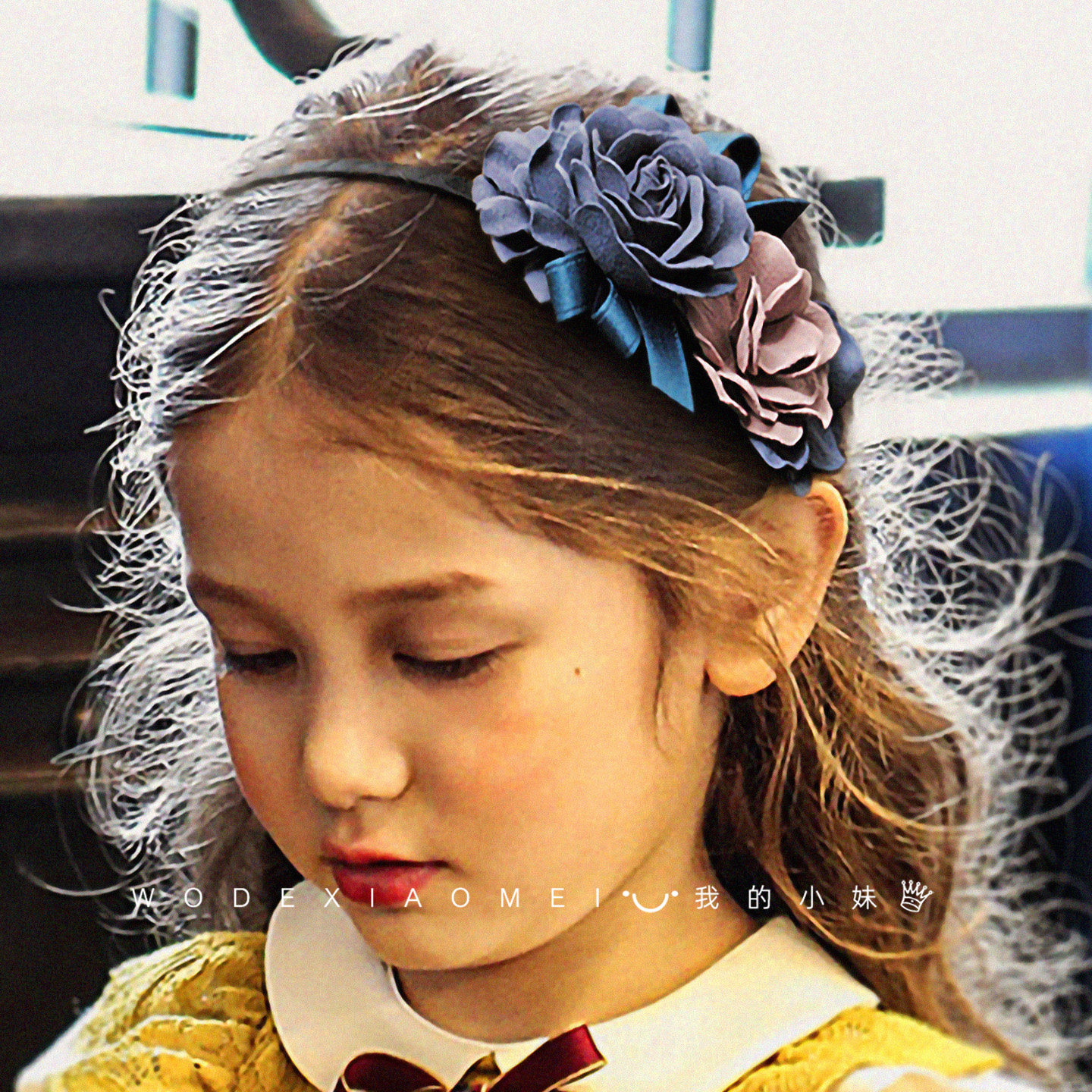 韩国复古花朵儿童发箍头饰小女孩公主发卡甜美洋气头箍高级感发饰,童装/婴儿装/亲子装,发饰,淘宝优惠券,粉丝福利购,淘宝优惠卷