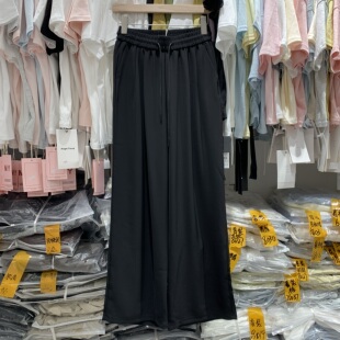 百搭直筒阔腿长裤 金燕子621韩系垂感百搭休闲裤 女2027春夏新韩版