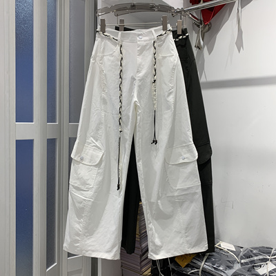 琛钰倩倩7201秋季2025新款韩版高腰工装裤显瘦遮胯休闲裤女裤