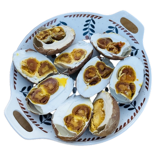 盐河故道王铁证的烤鸭蛋小中大号双黄蛋礼盒装