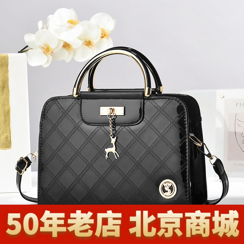 跨境外贸女包bag小方包纯色高级感手提包百搭单肩斜挎包bags