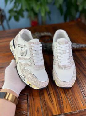 喜马拉雅鳄鱼皮慢跑鞋男士真皮阿甘休闲运动鞋 轻奢百搭小白鞋男