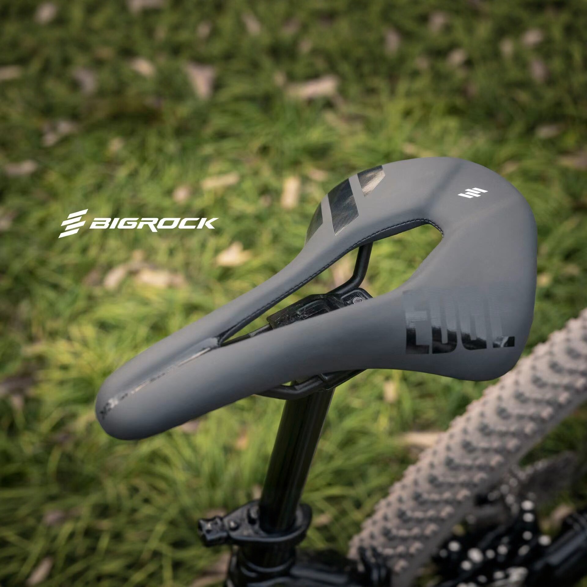 BIGROCK大石公路车超轻铬钼钢山地车钢弓坐垫中空舒适自行车鞍座