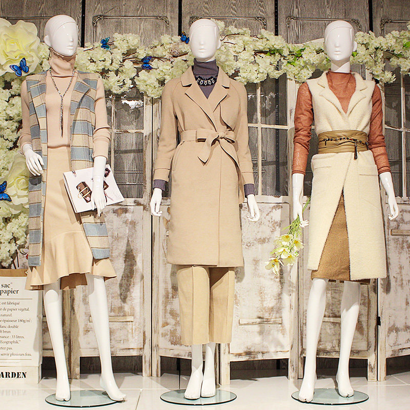 服装店模特道具女全身女装假人体橱窗陈列展示人偶模型模特展示架