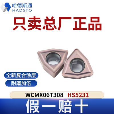 哈德斯通U钻刀片WCMX06T308 HS5231正品假一赔十