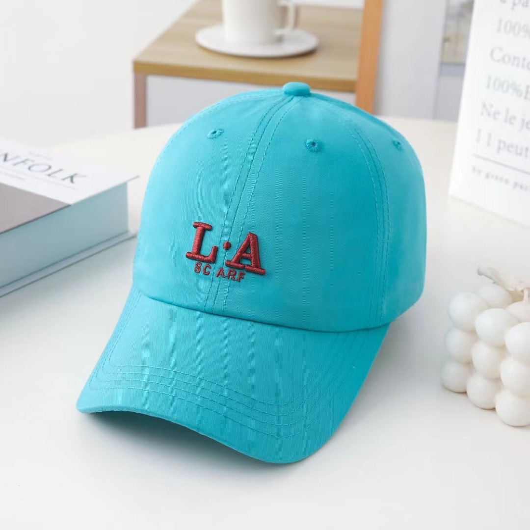 2022春夏新款百搭时尚鸭舌帽 韩版刺绣字母休闲ins棒球帽