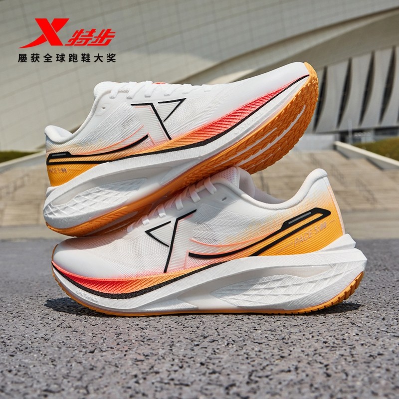 特步男鞋五分速3丨跑步鞋冬新款运动鞋减震轻便体测跑鞋官方正品