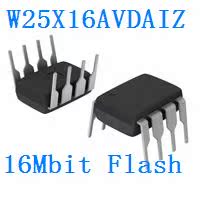 W25X16AVAIZ 全新原装正品 DIP8 直插 W25X16AVDAIZ W25X16