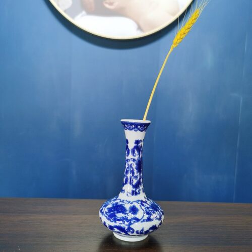 陶瓷花瓶瓶中式华瓶插花器皿复古禅意茶席花客厅桌面摆件鲜花水养